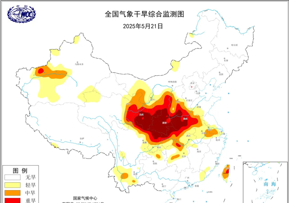 大范围深红干旱确定缓解，中到大雨区将随季风北上！_腾讯新闻