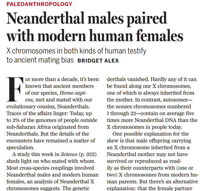 2026年学界热议：尼安德特人基因荒漠关乎人类演化三大问题