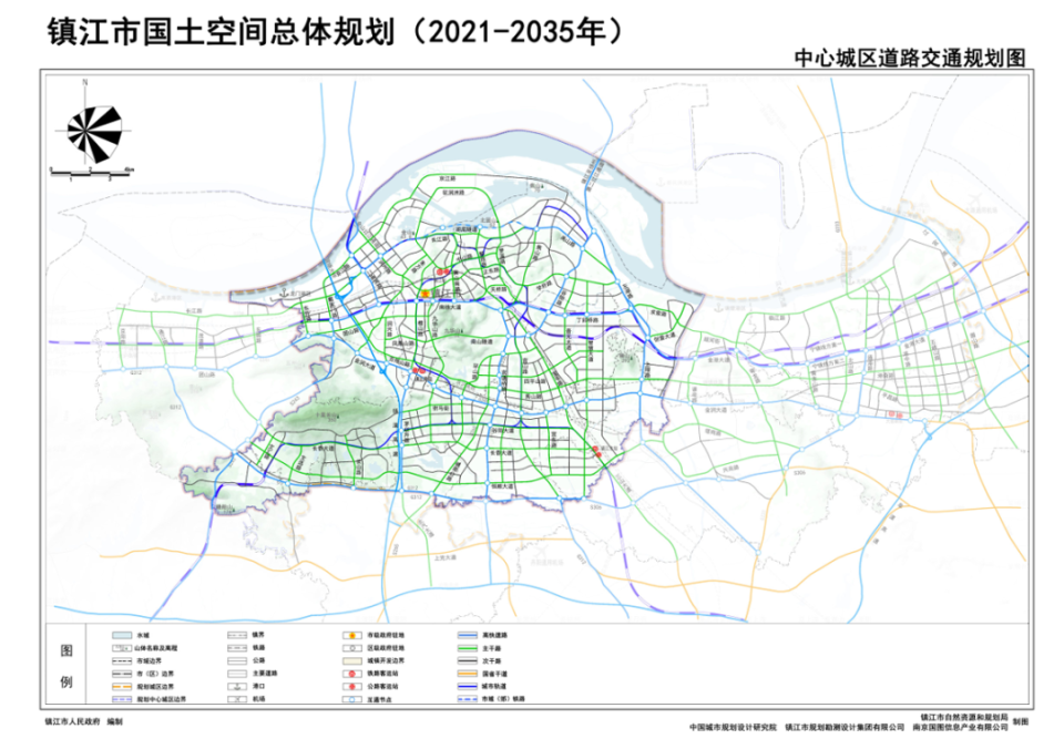 批复后的镇江国土空间规划,这些与南京有关!