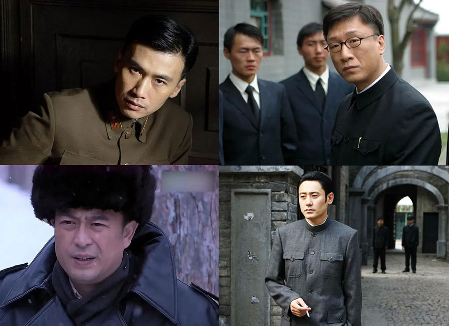 在谍战剧中,柳云龙的《暗算》,孙红雷的《潜伏》,吴秀波的《黎明之前