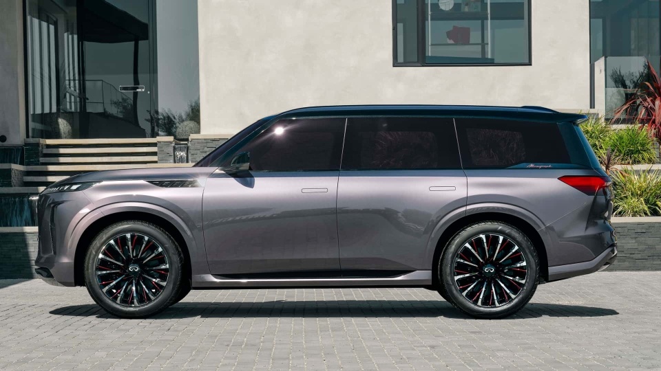 整体设计更加时尚全新一代英菲尼迪qx80概念车官图发布