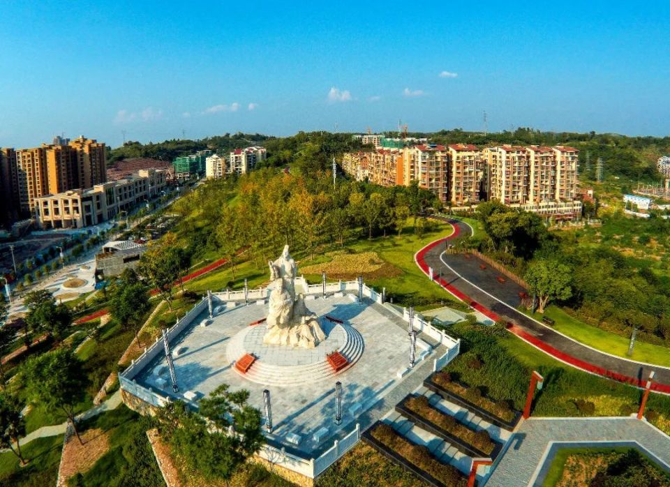 简阳鳌山公园路线图片