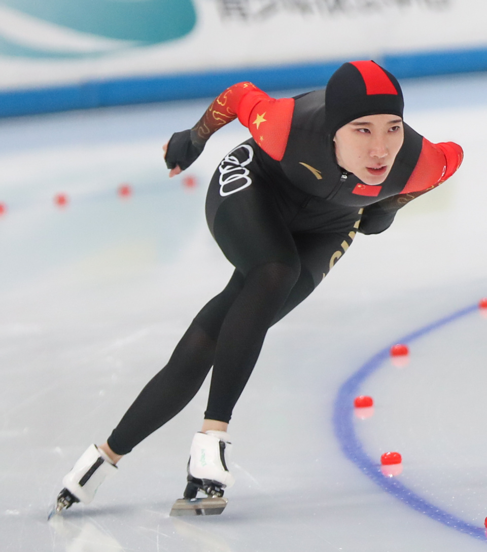 速度滑冰——全国冠军赛:女子1000米赛况