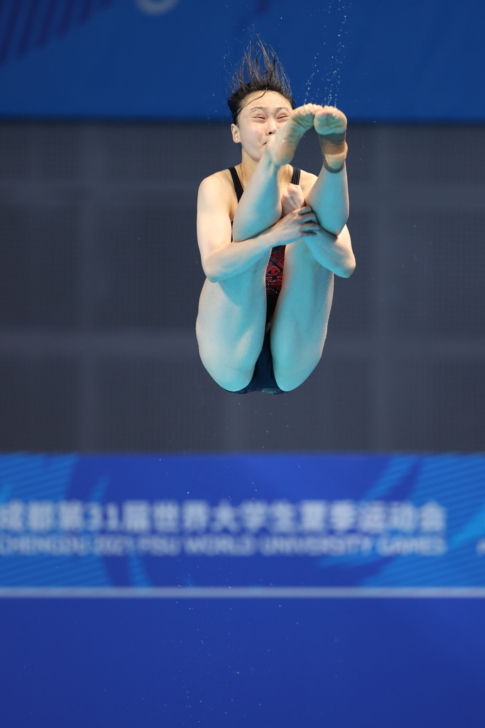 成都大运会跳水女子1米跳板预赛赛况