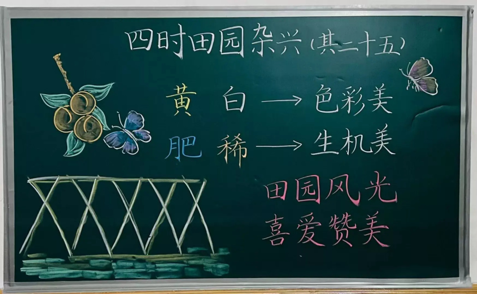 云南省昆明市教育工作者晒精美课堂教学板书粉笔字体落落大方一笔一画