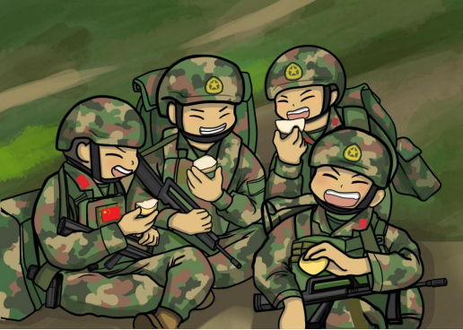 数码漫画|致敬每一位军人,致敬最可爱的人!