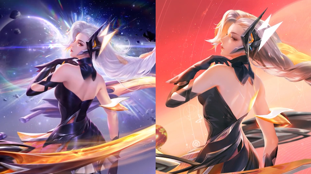 王者荣耀 花木兰女团皮肤上线 看看国服和国际版特效有什么区别_腾讯