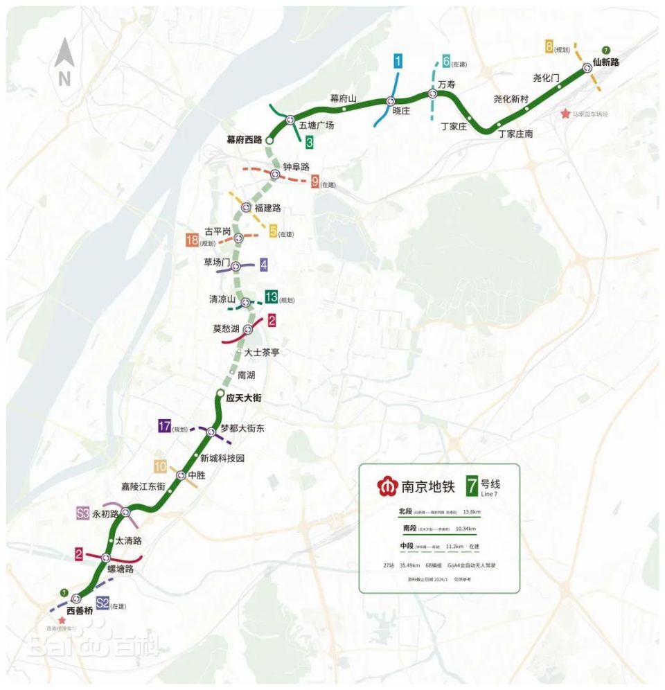 其中换乘站15座,不仅与现有的2号线,3号线,4号线,10号线,s3号线,1号线