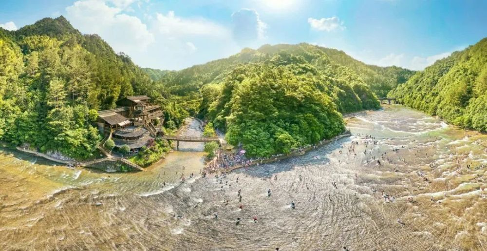 01屏南·白水洋景区这个暑期山海宁德由你玩转快乐地放松才能快乐地