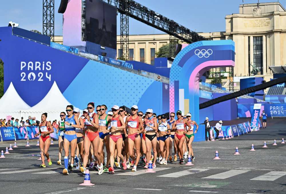 巴黎奥运会| 田径——女子20公里竞走赛况