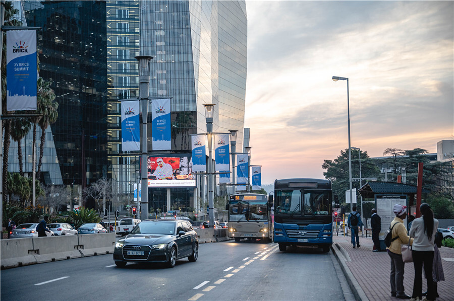约翰内斯堡迎接金砖峰会到来