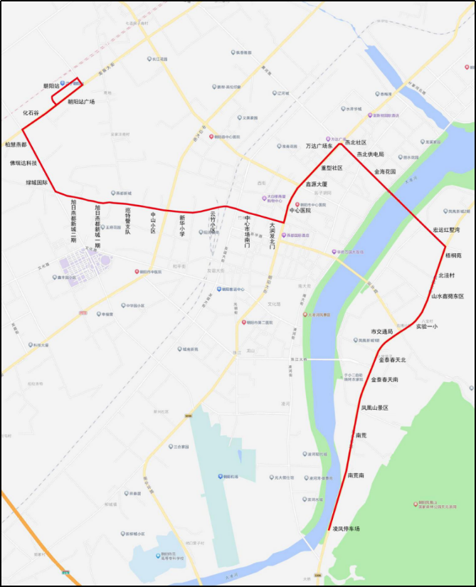 朝阳最新公交线路图!(抓紧收藏)