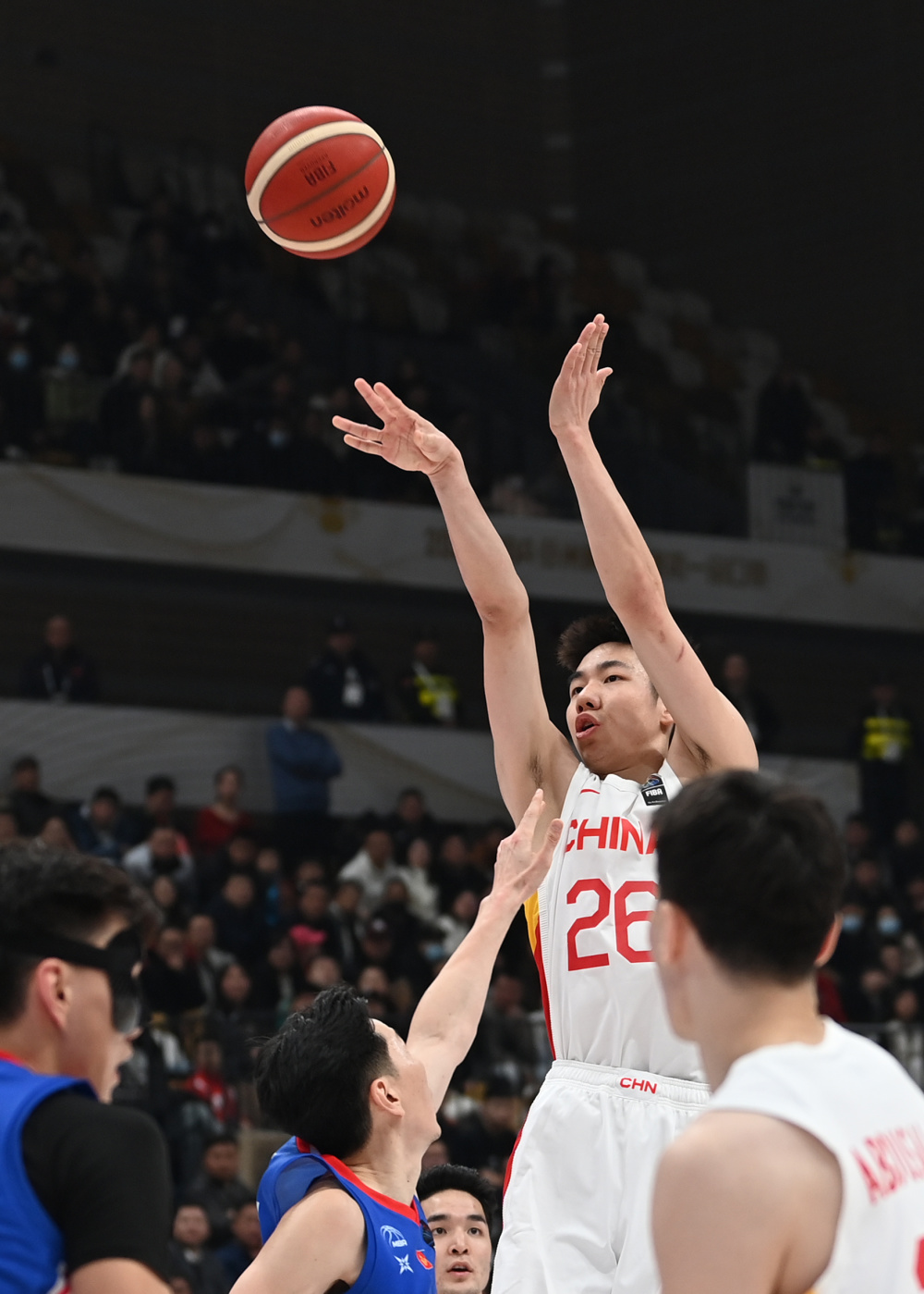 篮球亚洲杯预选赛中国队战胜蒙古国队2