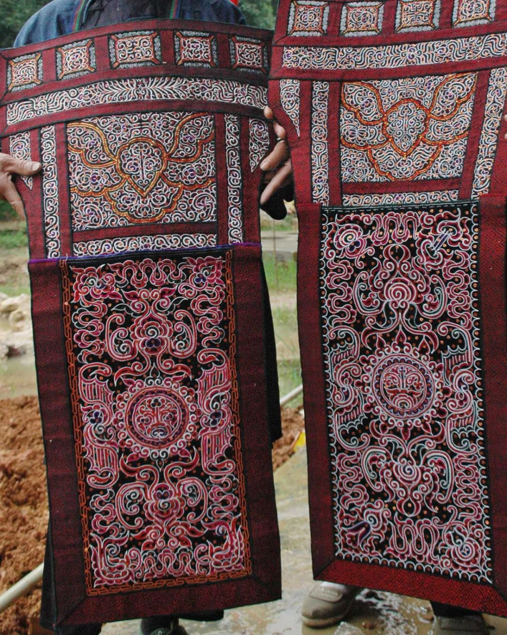 仡佬族刺绣,它也可以是这样↓↓↓图片1:侗族刺绣,它还可以是这样