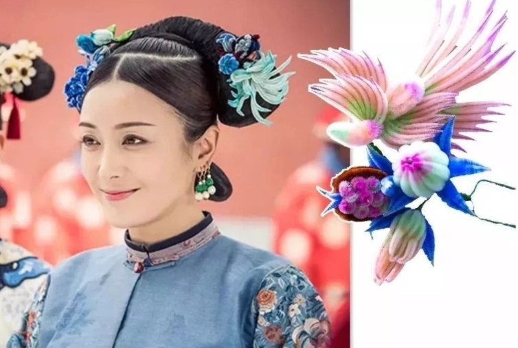 不走丧葬风,就给女演员乱搭,非遗绒花变义乌配饰,心血全打水漂