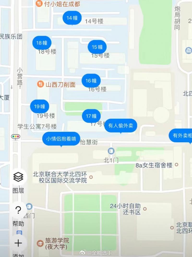 小区楼号分布图图片