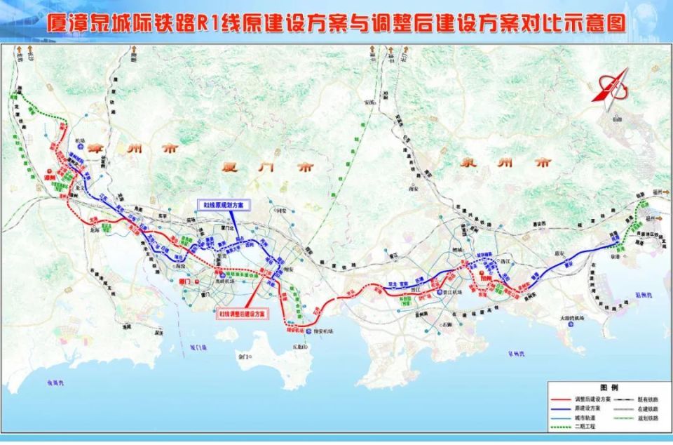 厦漳泉城际r1线泉州段将开建!或设这14座车站