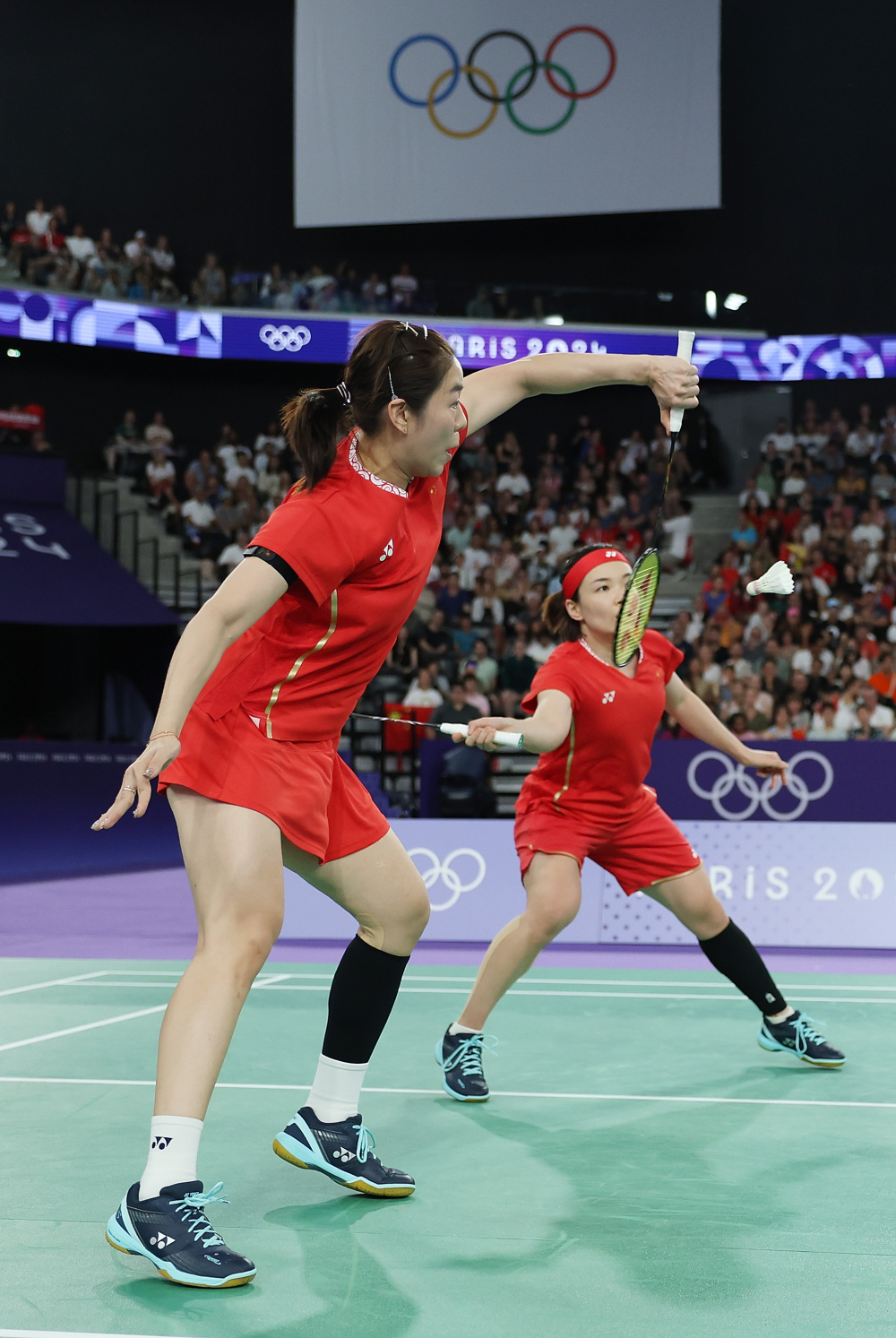 巴黎奥运会|羽毛球——女双:陈清晨/贾一凡夺得金牌(3)
