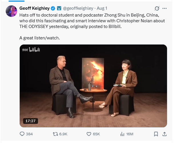 一场《奥德赛》的严肃采访，昭示电影营销的破局空间_腾讯新闻