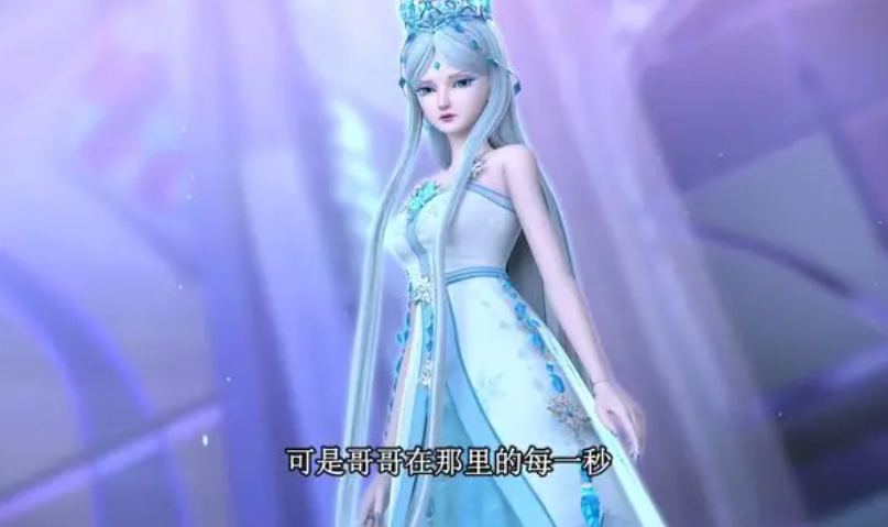 叶罗丽冰公主建模出现了负优化摆脱不了的面条形状发量堪忧