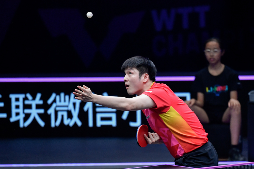 乒乓球——wtt重庆冠军赛:樊振东晋级八强
