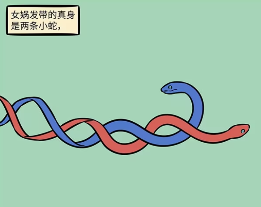 非人哉：女娲的发带是两条小蛇，它们也会醉酒，女娲一动脑就捏人-古次元