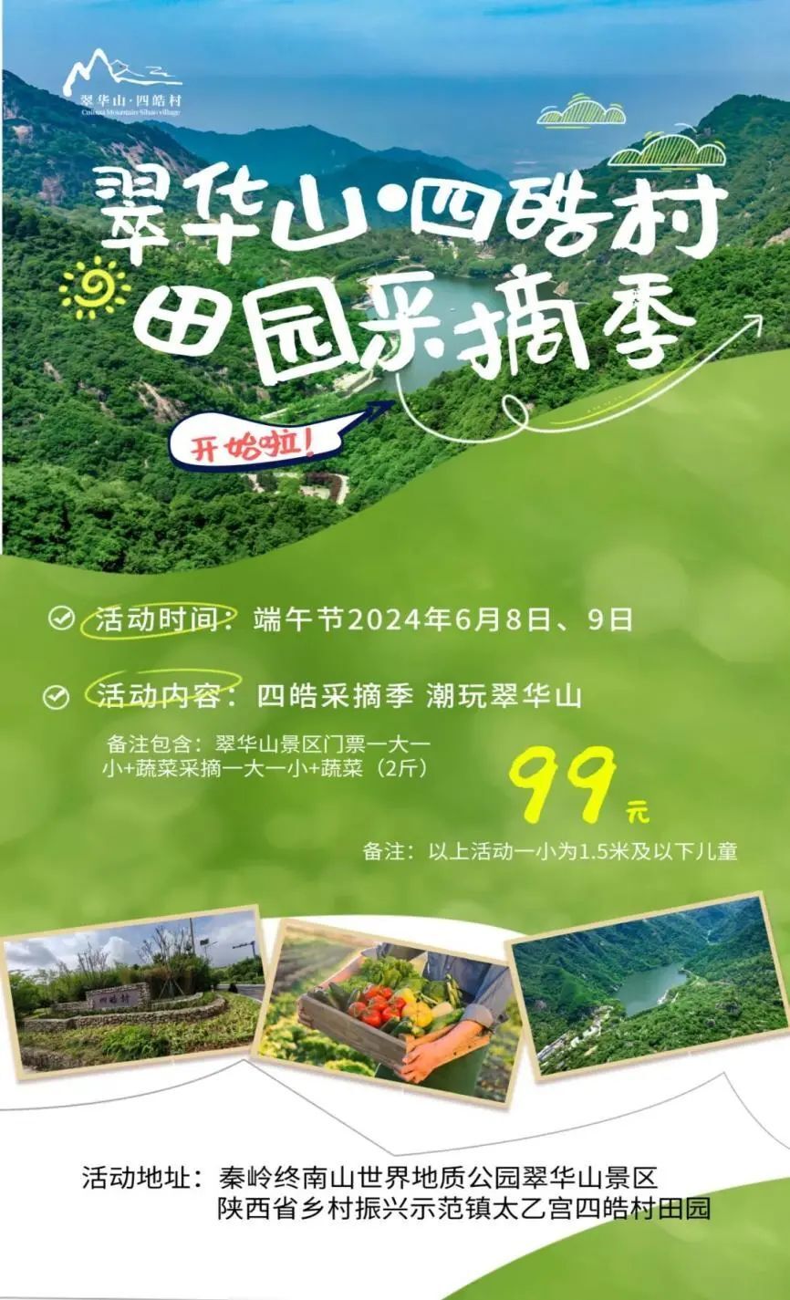 "潮"山进发,清凉一夏丨2024翠华山端午游园会!
