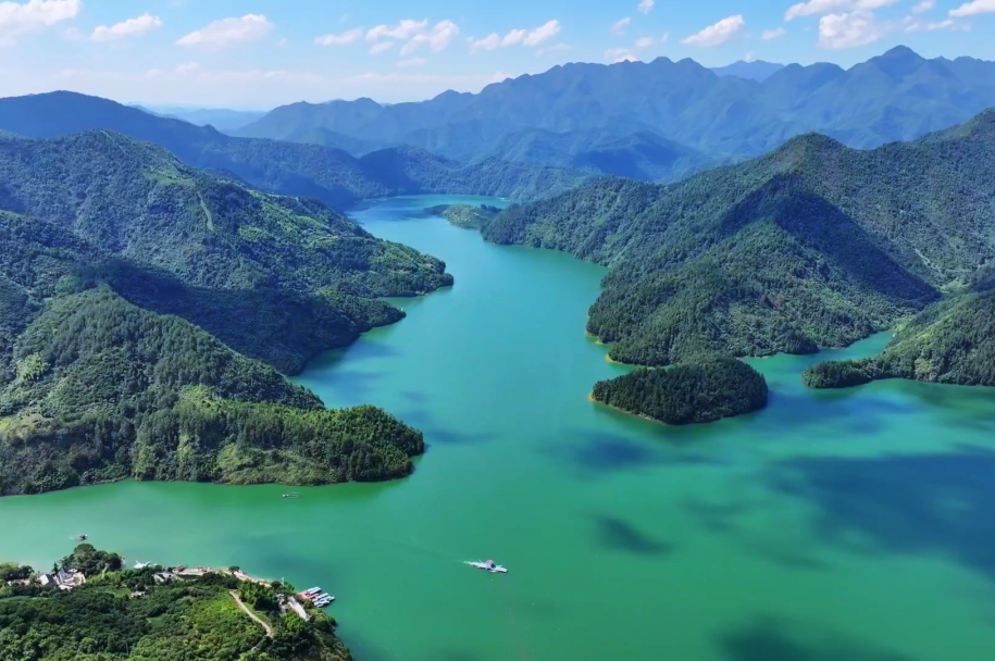 超city!遂昌"天工之城"核心区——湖山