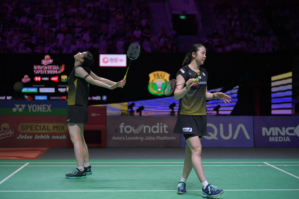 羽毛球——印尼公开赛:陈清晨/贾一凡晋级女双决赛