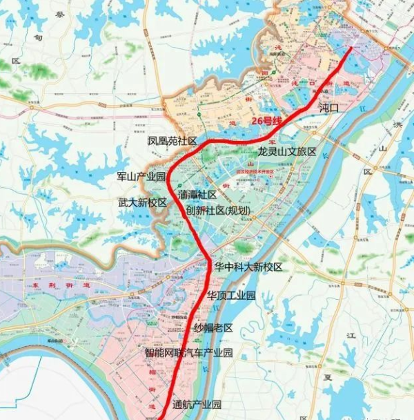 武汉地铁16号线复线,26号线来了!有望今年开工!
