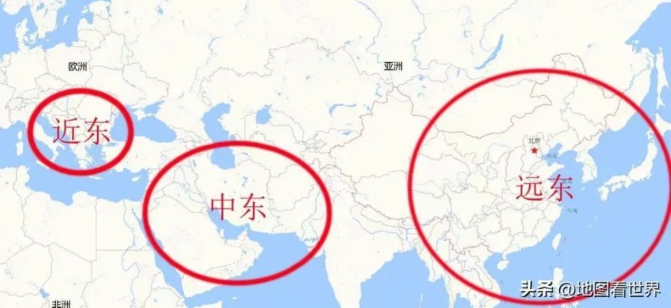 中东意指欧洲以东,并介于远东和近东之间的地区.