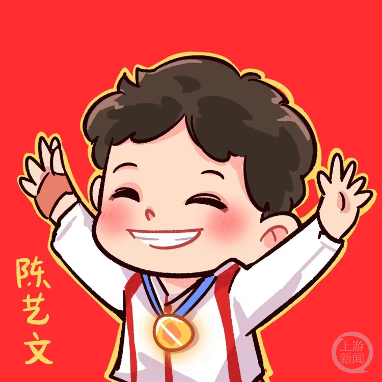 80后插画师为中国奥运健儿画q版萌图,网友:可以直接当头像了