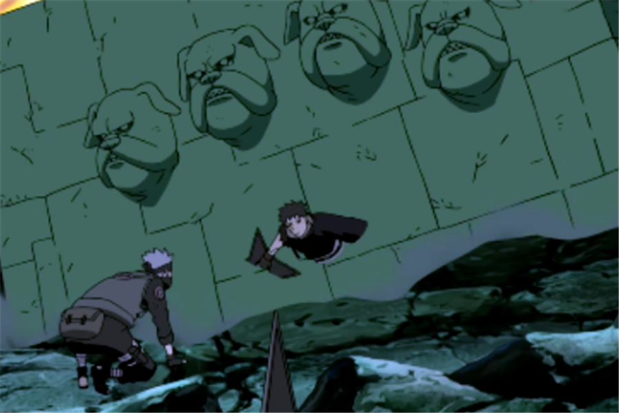 火影忍者中缺蓝的卡卡西为什么要举着雷切聊天,土流壁上雕狗头?