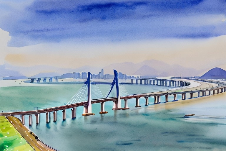 广州塔以23%的关注度成为网友们最爱画的地标,港珠澳大桥次之