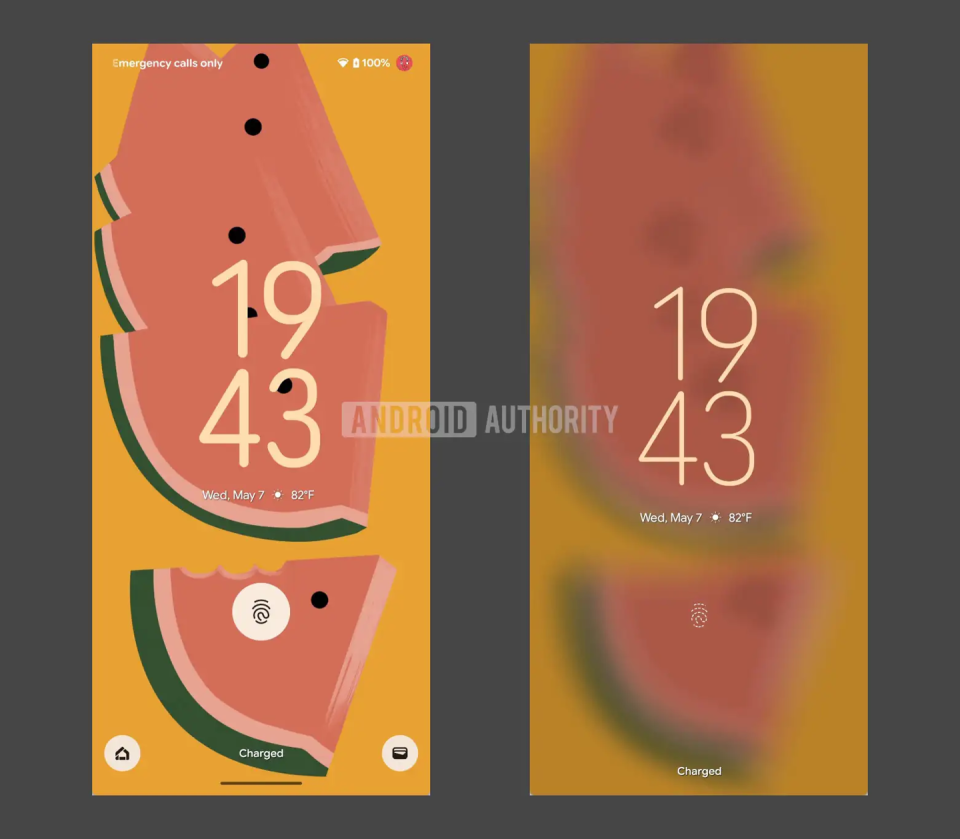 谷歌安卓ambient AOD 功能曝光，息屏常显模糊化锁屏壁纸-腾讯新闻