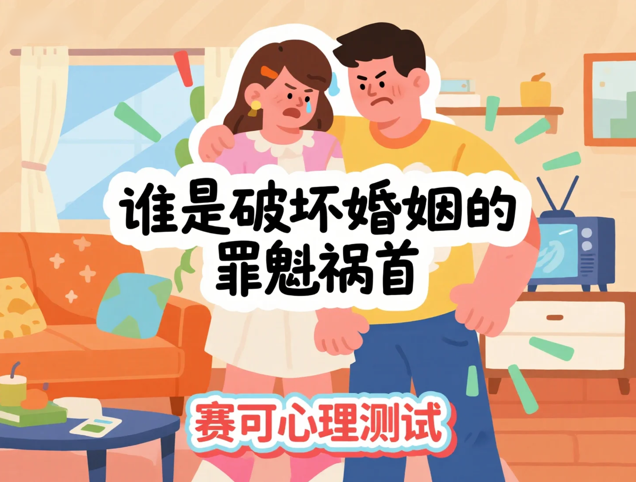 到底谁是破坏婚姻的罪魁祸首？趣味心理测验（女方测试）