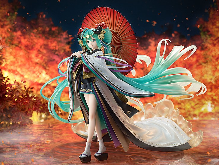 永恒的初音未来手办追加官图 日式神女风格 将优雅表现到了极致