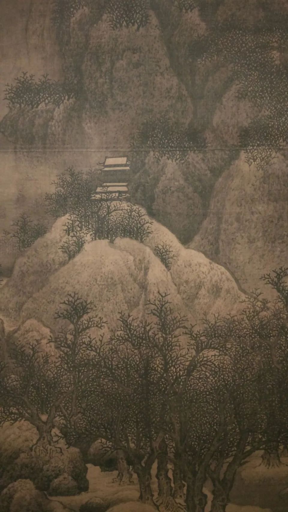 台北故宫 · 范宽 《雪山萧寺图》_腾讯新闻