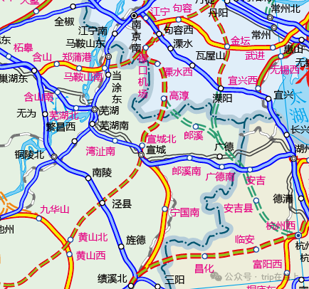 皖东南铁路规划图宁杭二通道的第三个受益者是南京,特别是南京高淳.