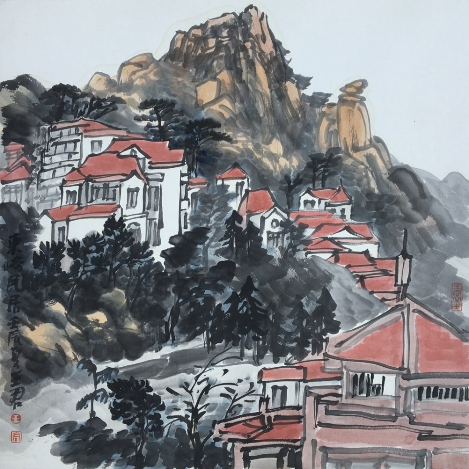 【观象山】君自故乡来 此画最青岛——王君绘画作品印象之七