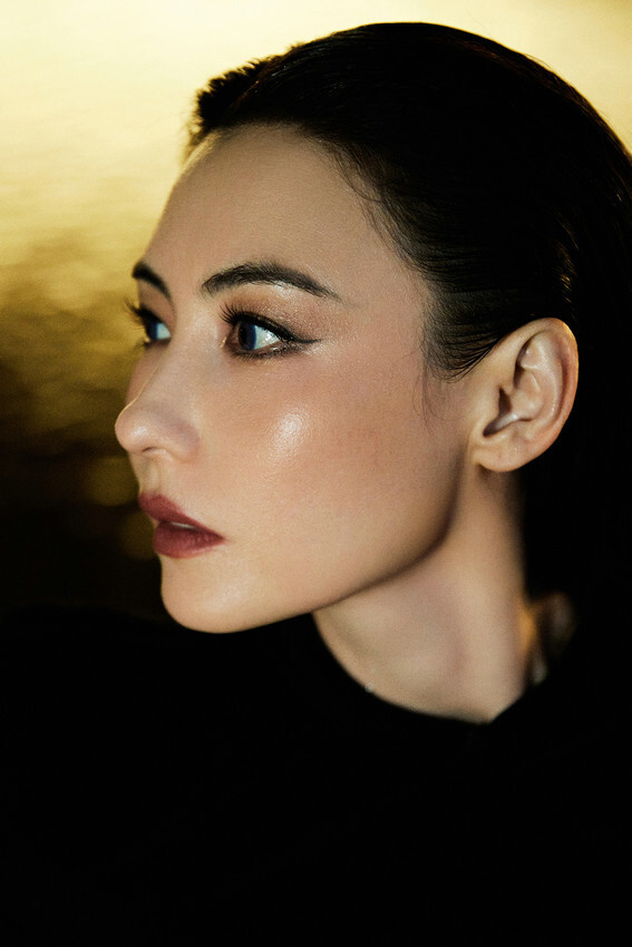 张柏芝全黑造型写真气场全黑-腾讯新闻