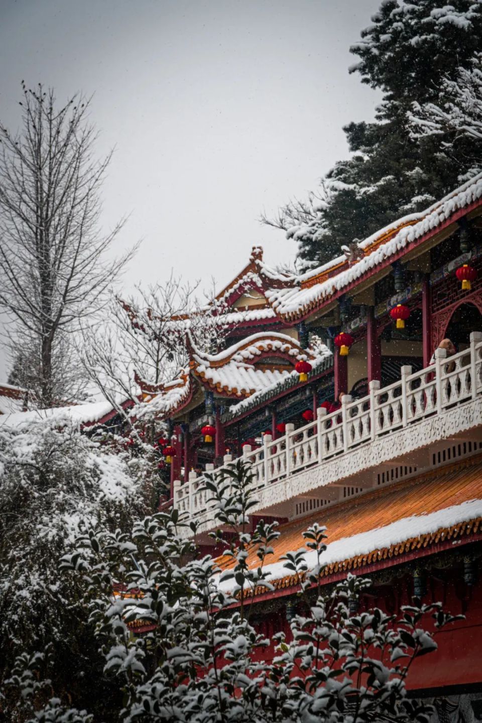 绵阳雪景旅游景点图片