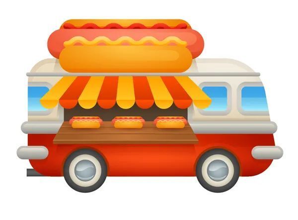 ai绘制面包车插画