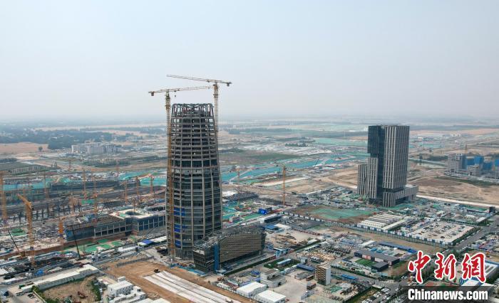 探访雄安地标中国中化大厦_腾讯新闻