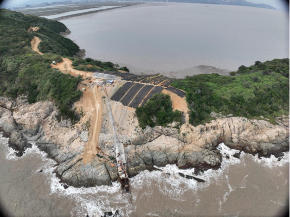 浙江重山实业有限公司在温州洞头区青山岛建设旅游度假项目过程中