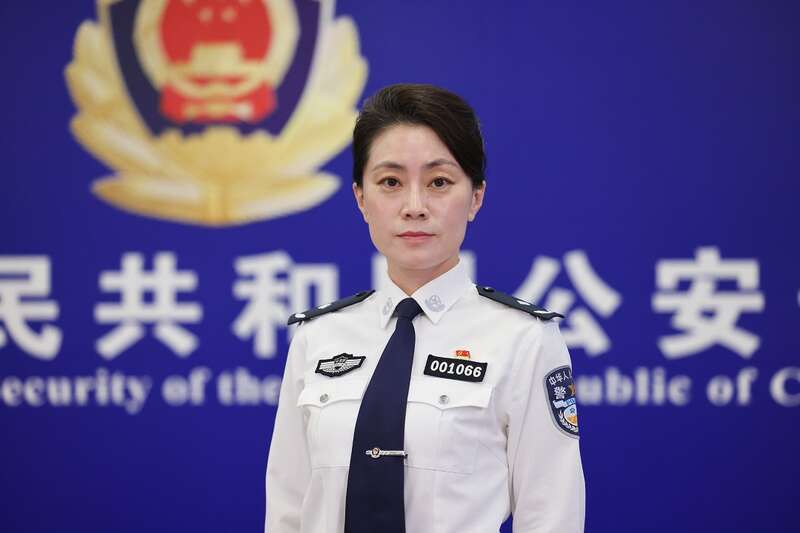 公安部新闻发言人李蓓.