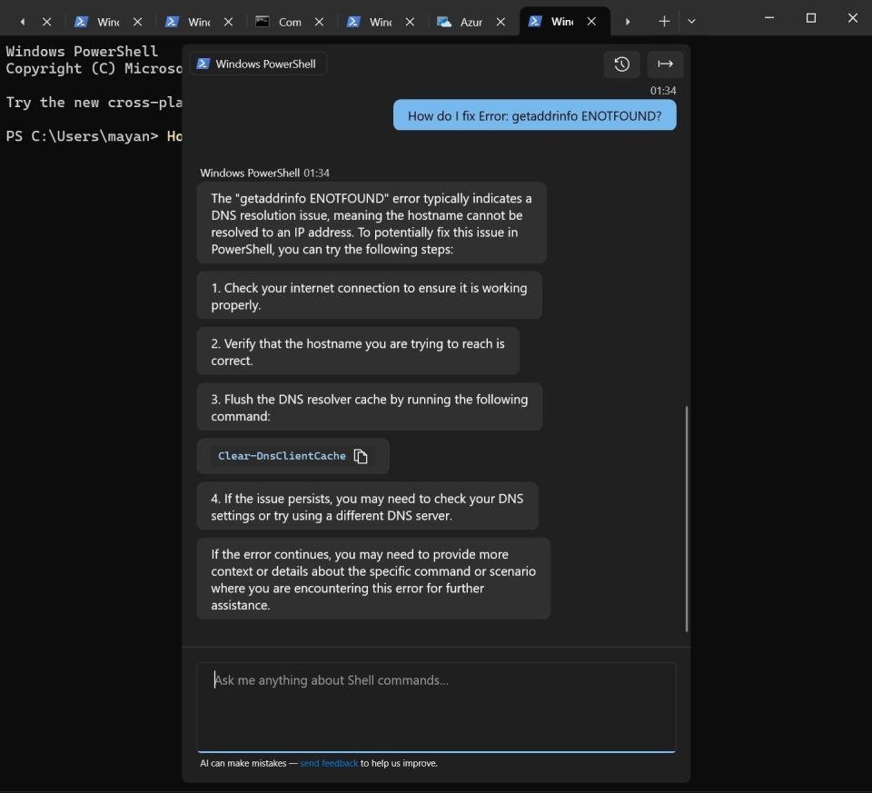初探微软 Win10 / Win11 新版 Terminal，AI 提升终端命令体验_腾讯新闻