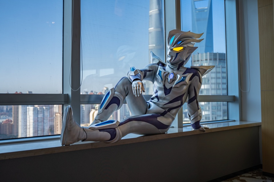 超帅气的无限彼岸赛罗奥特曼皮套特写 不知道何时能再次登场