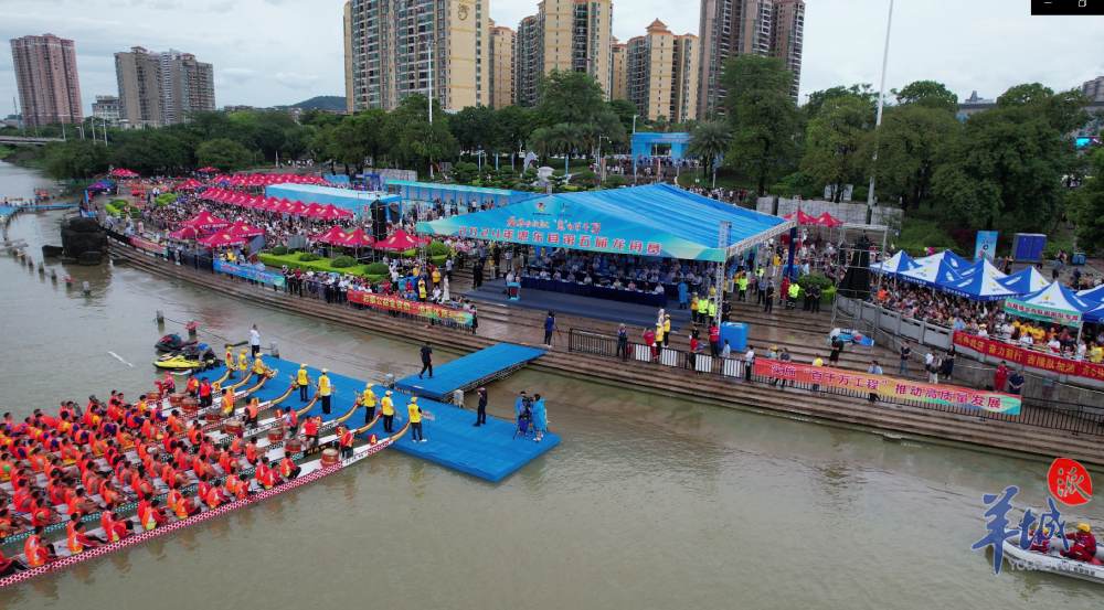 惠州市惠东县第五届龙舟赛8支队伍"激战"西枝江_腾讯