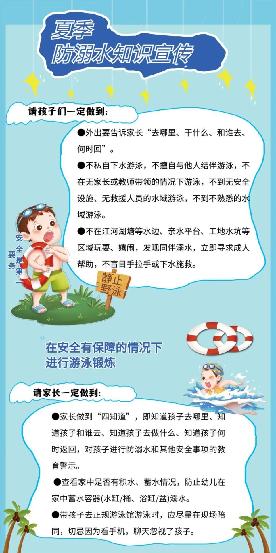 了解和掌握防溺水的知识就显得尤为重要,尤其是夏季和孩子们放假的